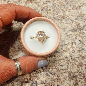 Rose Gold Pink/Morganite Ring